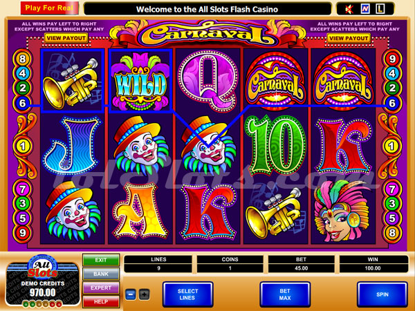 Free Carnaval Slots - No Download Carnaval Flash Slots