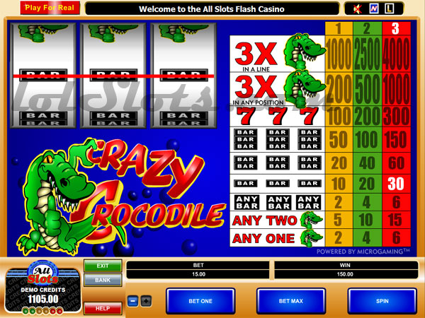crazy crocs slots game