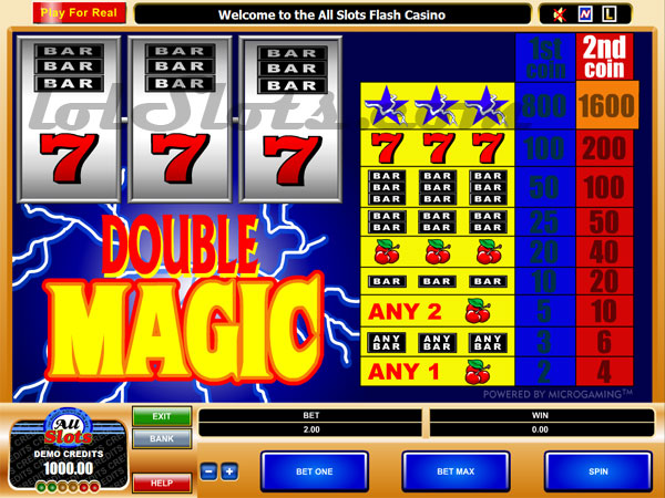 double magic slots game