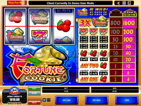 fortune cookie slots game