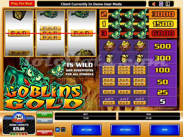 goblins gold slots game