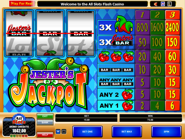 jesters jackpot slots game