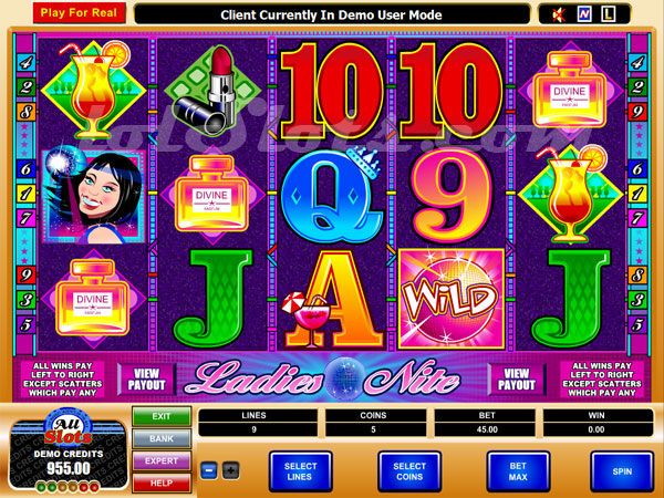 ladies nite slots game