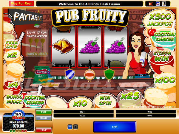 pub fruity slots game