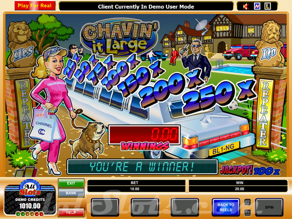 chavin it large slots game