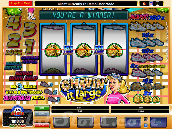 chavin it large slots game