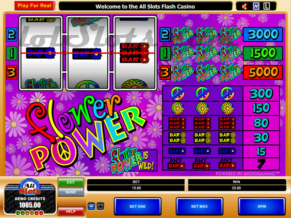 flower power slots game