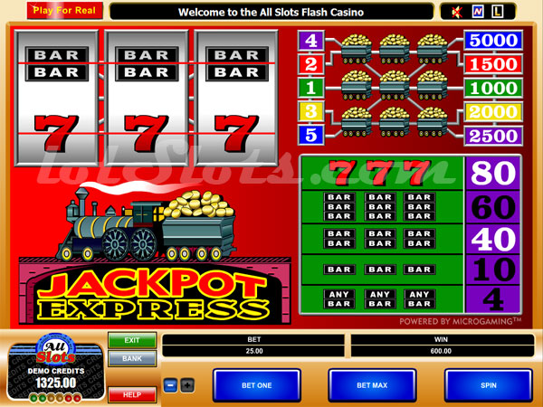 jackpot express slots game