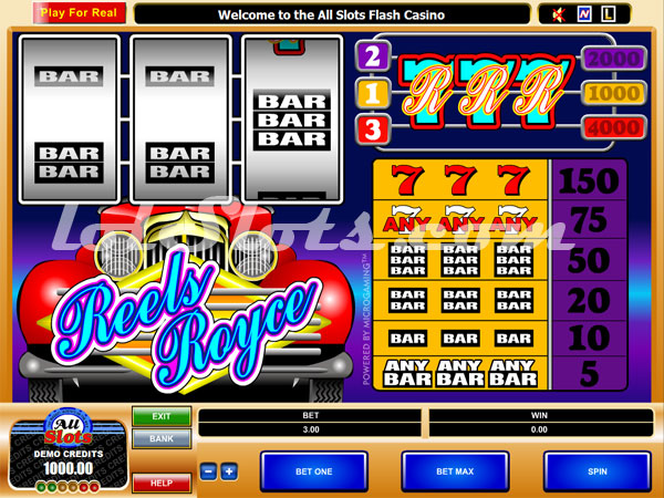 reels royce slots game