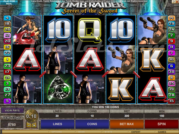 tomb raider slots game